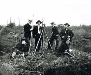 Old Picture of Survey Engineers